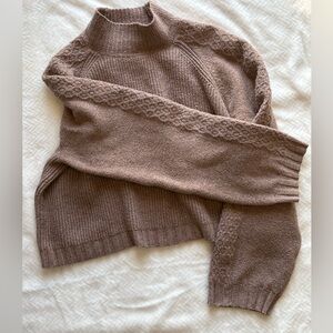 Wild Fable Taupe Cowl Neck Sweater